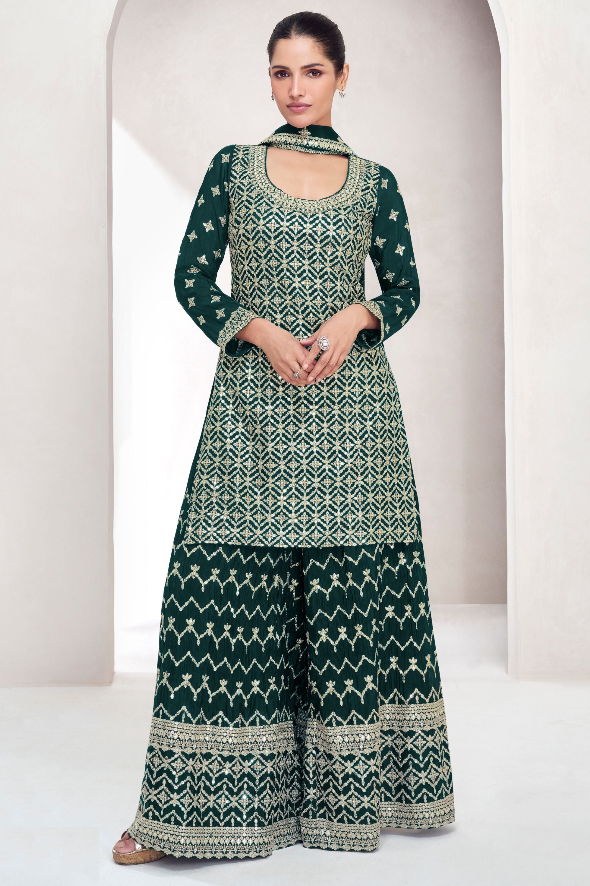 ladies dress plazo Shop Blue Pakistani Georgette Plazo Online Shopping for Girls & Women HATKE BRIDE