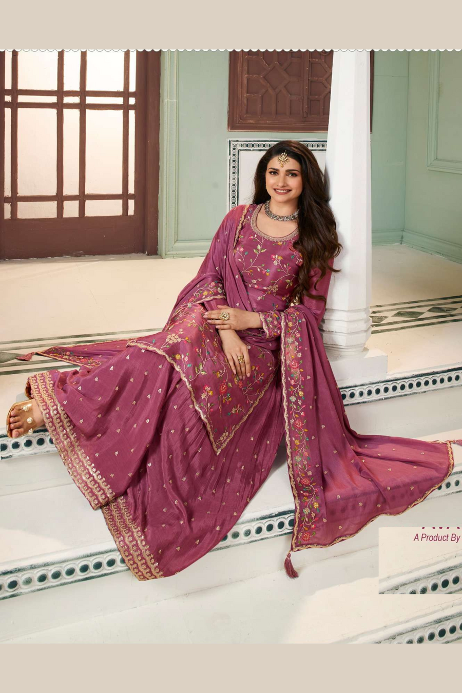Shop Maroon Pakistani Chinon Silk Floral Plazo Suit Dress Online Shopping HATKE BRIDE Shop Maroon Pakistani Chinon Silk Floral Plazo Suit Dress Online Shopping HATKE BRIDE