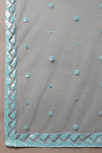 Aqua Net Reception Lehenga Choli with Embroidery