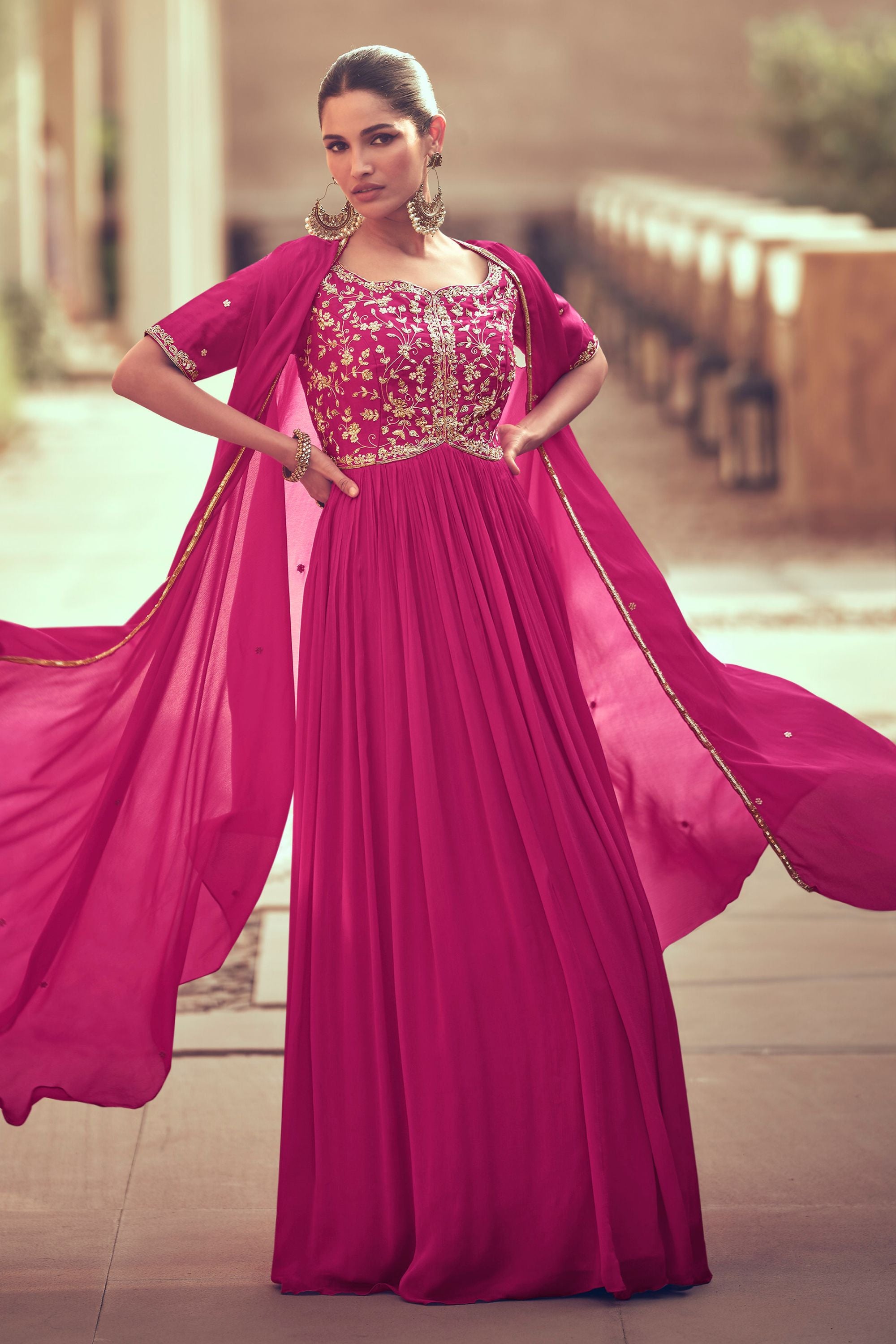 Indian/Pakistani wedding authentic party gown anarkali dress