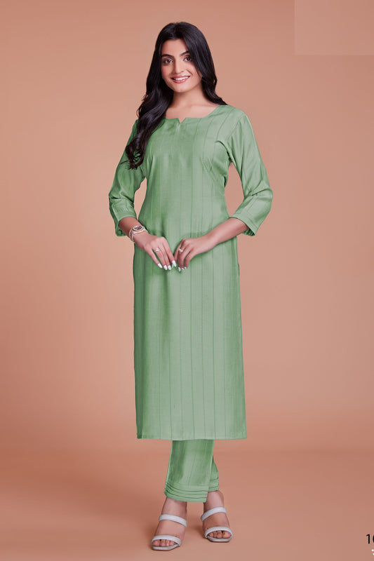 Pista Pakistani Viscose Salwar Kameez For Indian Festivals & Weddings - Thread Embroidery Work,