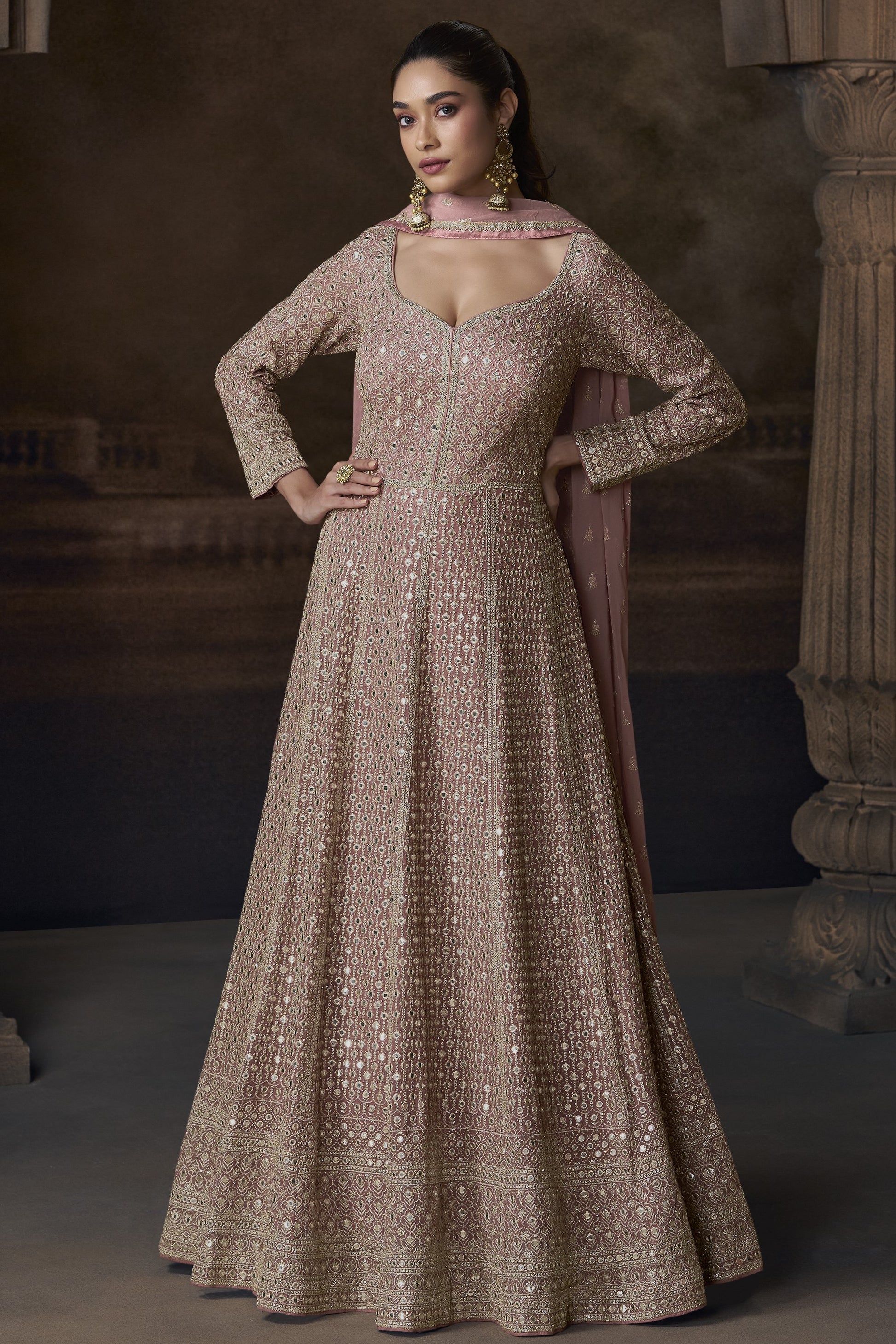 Wedding Reception Gowns Indian for Party Elegant Dresses – HATKE