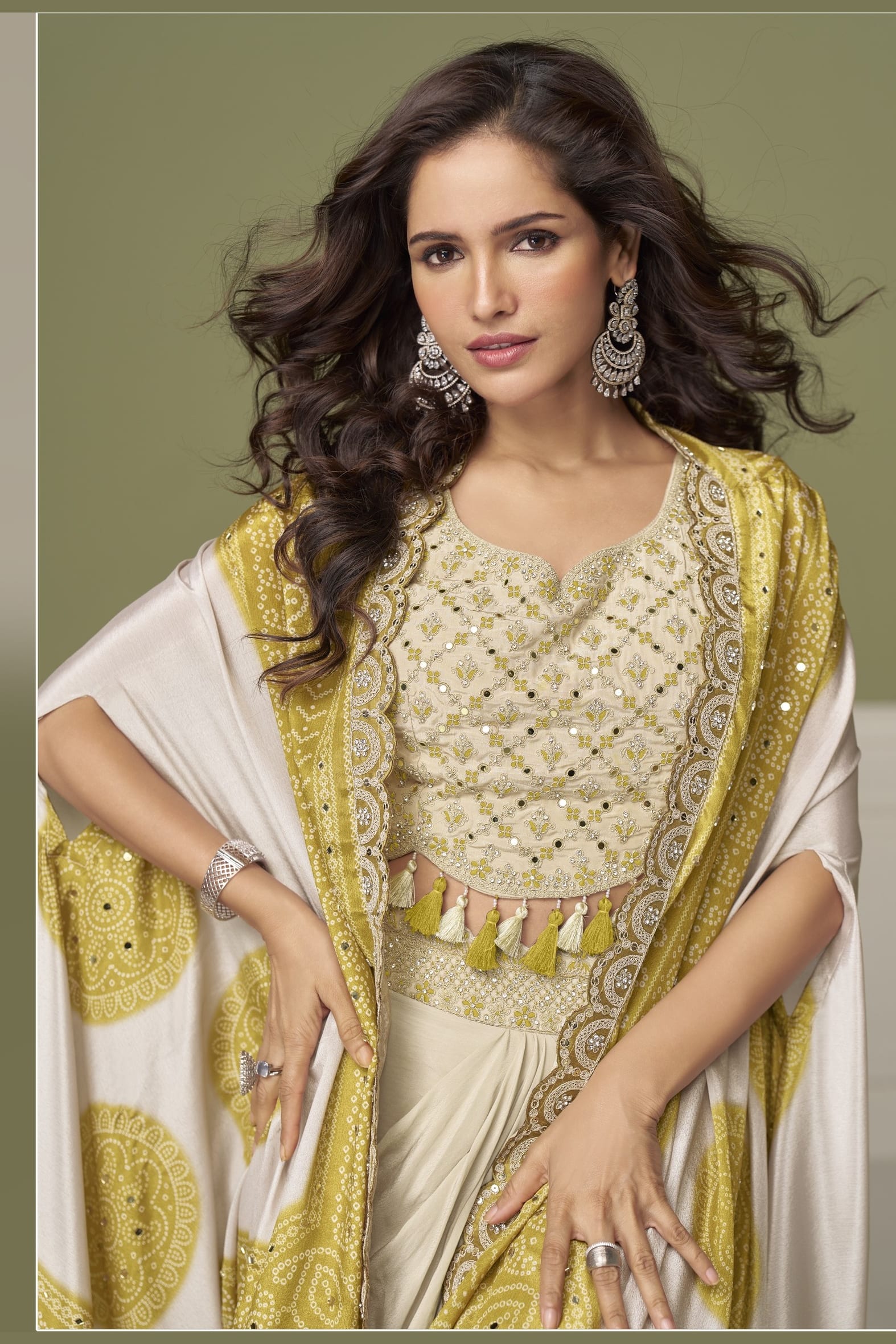 Wedding Salwar Kameez with Dhoti for Women