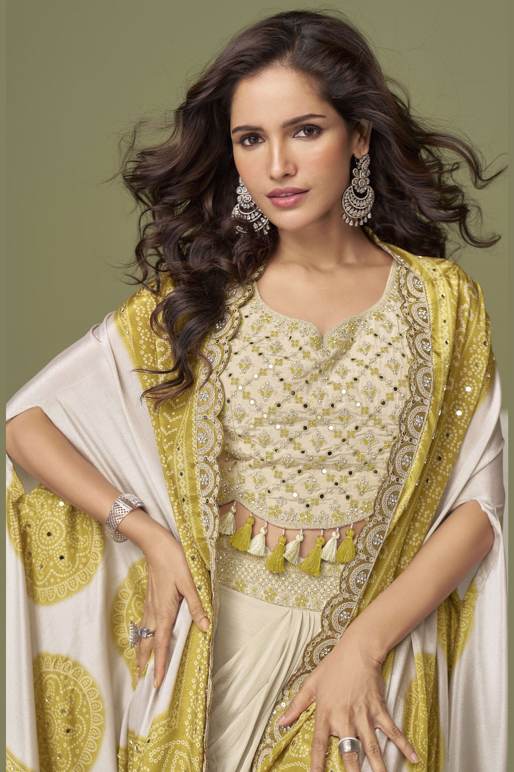 Wedding Salwar Kameez with Dhoti for Women