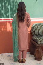 Pink Fancy Zari Fabric Kameez With Pant For Indian & Pakistani Wedding Festival - Embroidery Work