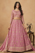 Baby Pink Lehenga Choli for Organza Lehenga
