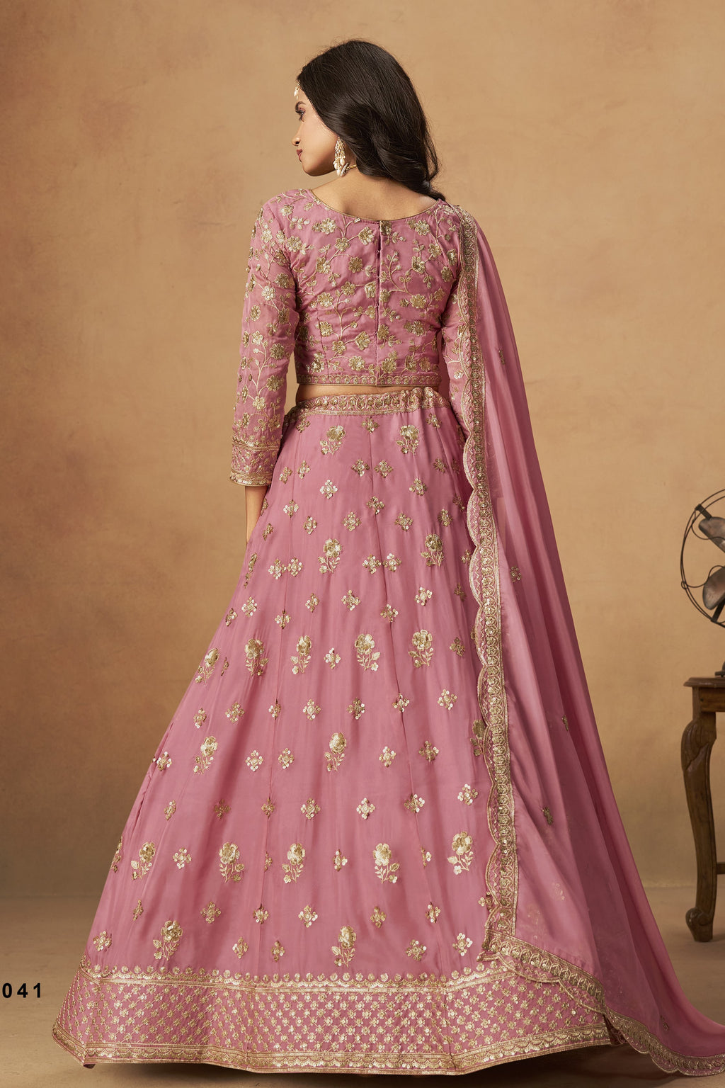 Baby Pink Lehenga Choli for Organza Lehenga