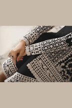 Black Net & Cording Work Salwar Kameez Plazzo Suit For Indian Wedding & Festival - Embroidery Work, Cording Work