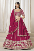 Raspberry Lehenga Choli for Lehenga Choli for Sangeet
