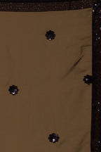 Black Georgette Lehenga Choli For Indian Festivals & Pakistani Weddings Dress - Sequence Embroidery Work, Zari Work