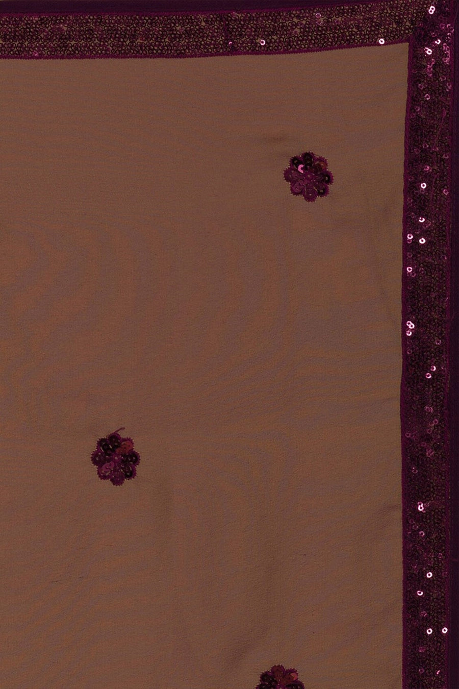 Wine Purple Georgette Lehenga Choli For Indian Festivals & Pakistani Weddings Dress - Sequence Embroidery Work, Zari Work