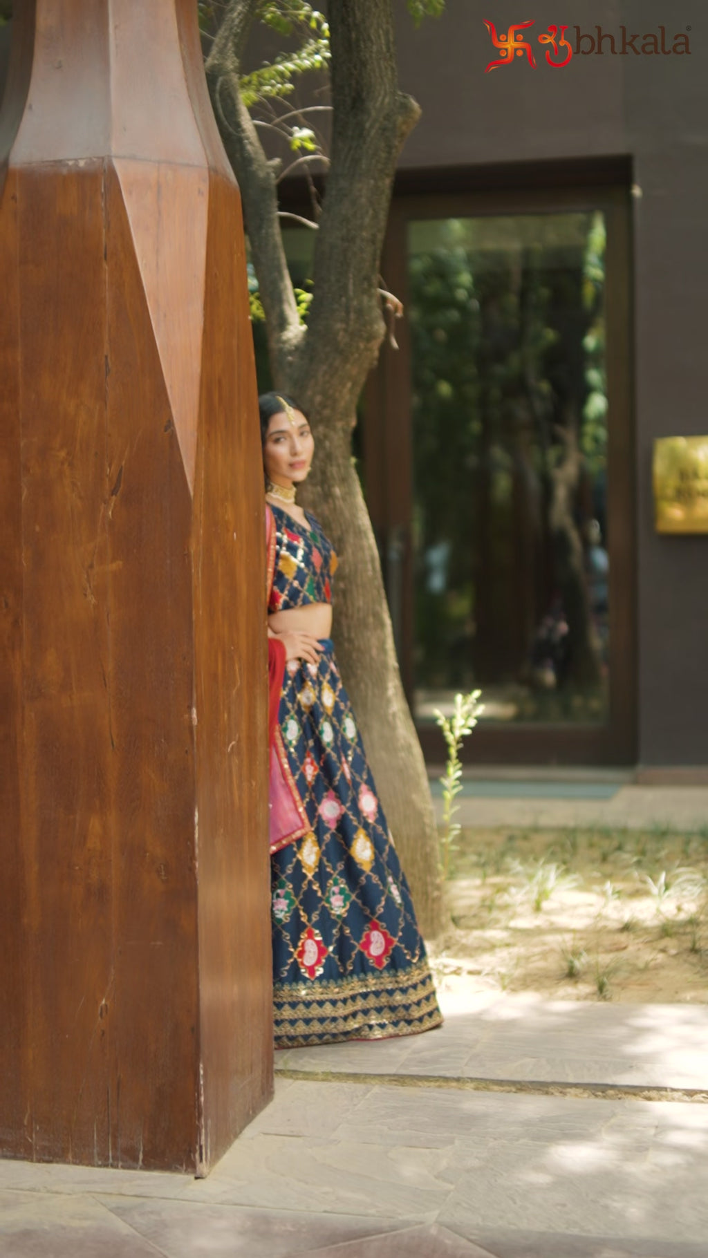 Navy Blue Silk Lehenga Choli For Indian Festivals & Weddings - Sequence Embroidery Work, Thread Work