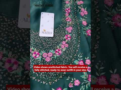 Dark Green Georgette Palazzo Suit For Indian Ladies Festivals & Weddings - Sequence Embroidery Work, Thread Embroidery Work