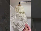 Ivory Net Lehenga Choli For Indian & Pakistani Wedding Festival - Embroidery Work