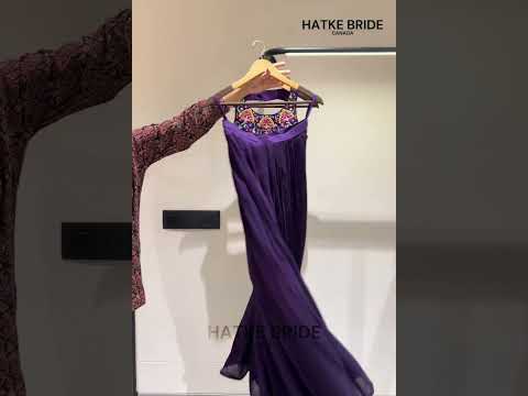 Purple Vichitra Silk Sleeveless Party Wear Lehenga Choli in Thread Embroidery Work
