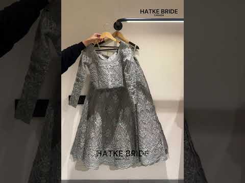 Grey Net Sangeet Lehenga Choli with Thread & Sequin Embroidery
