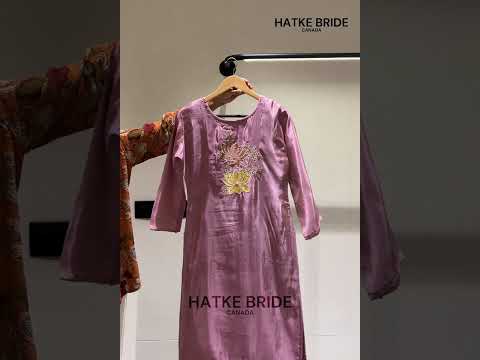 Pink Embroidered Pakistani Dress in Shimmer Silk with Sequin Work