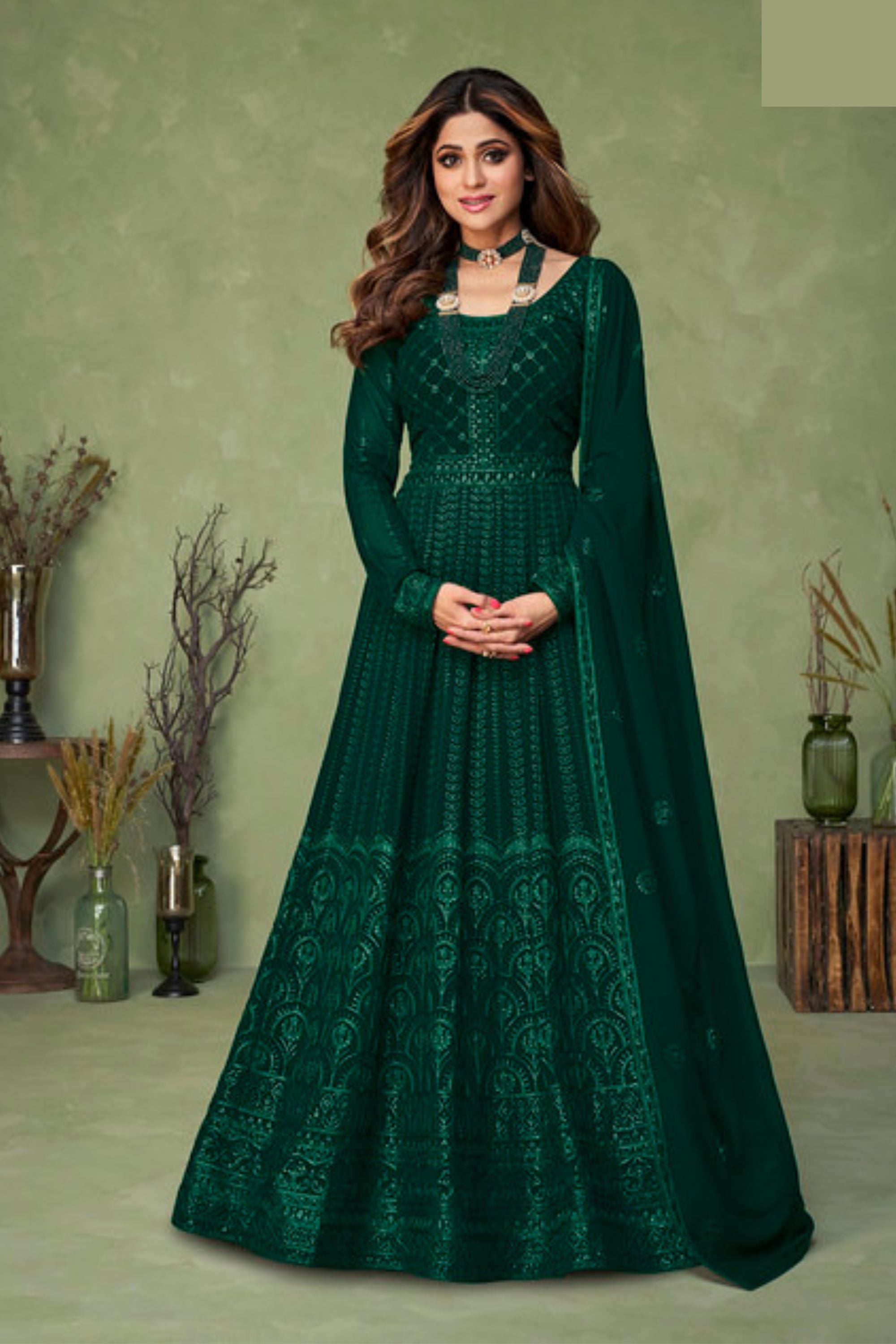 Green Beaded V-Neckline Straps Tulle Long Formal Dress, Dark Green A-L |  Green prom dress, Green wedding dresses, Formal dresses long