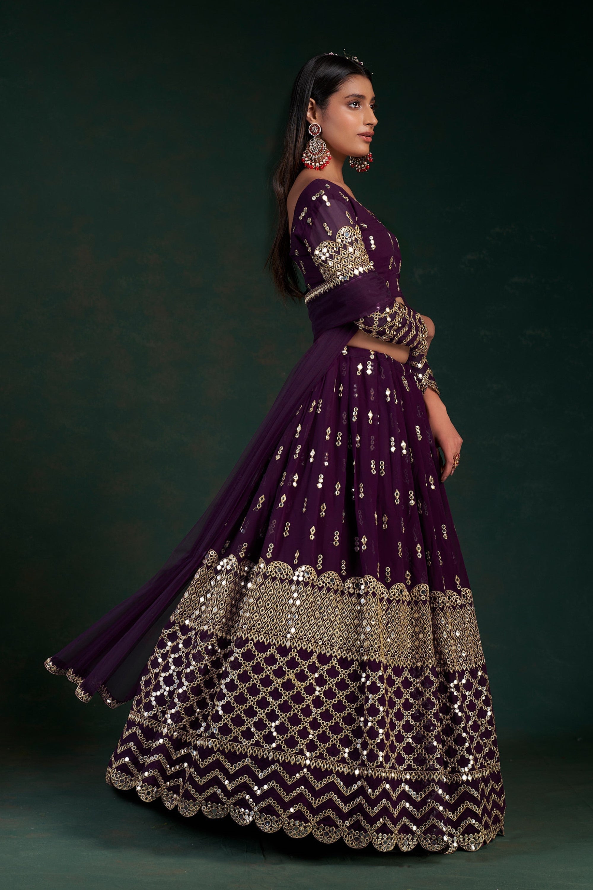 30 Long Blouse Designs For Lehenga: The Perfect Way To Flaunt Your Curves