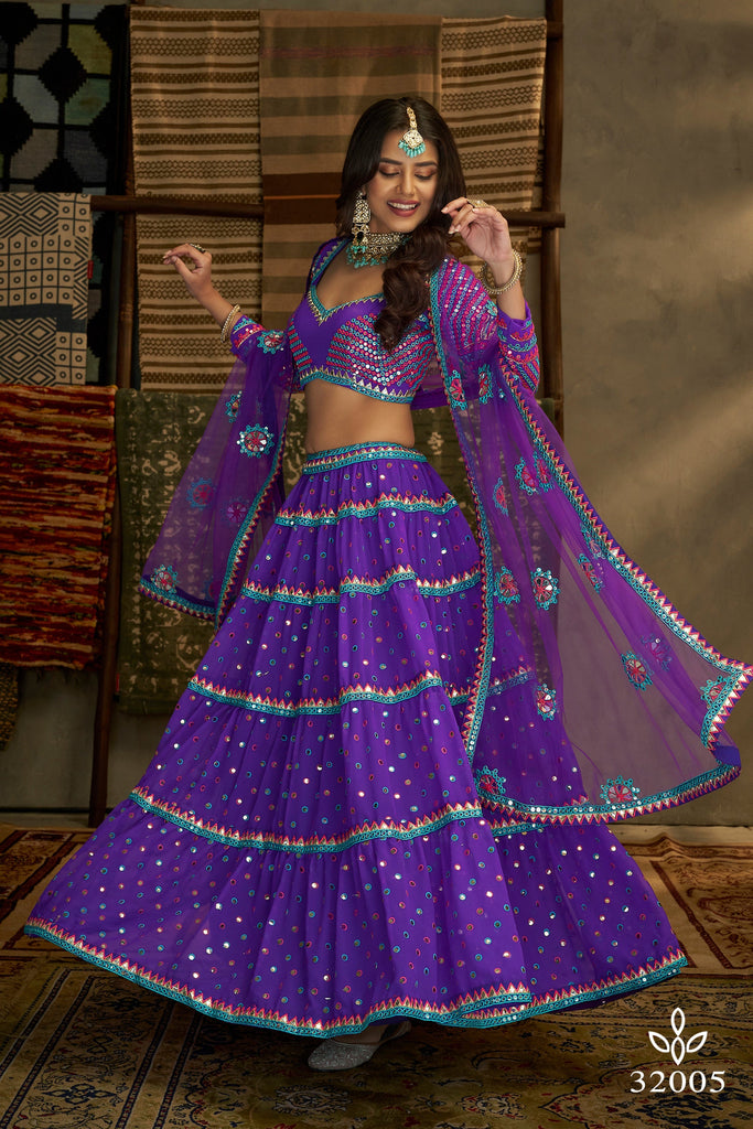 Buy online Lehenga With Blouse Designs In Crep from ethnic wear for Women  by Gaurisha Lehanga House for ₹34999 at 59% off | 2023 Limeroad.com